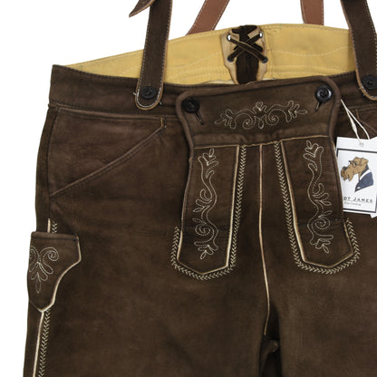 Karl Klüber Deer Leather Lederhose ca. 50.5cm - Brown