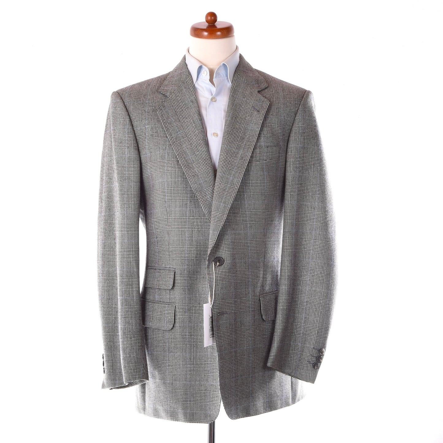 Vintage Burberrys Wollanzug Brust ca. 54cm - Glencheck