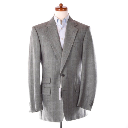 Vintage Burberrys Wollanzug Brust ca. 54cm - Glencheck