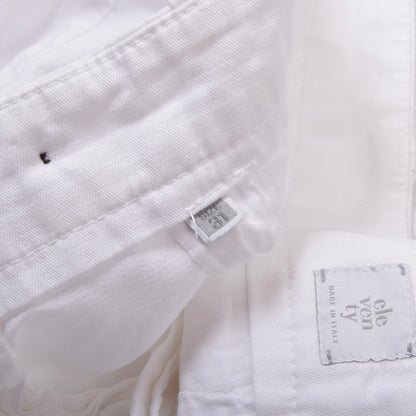 Eleventy Cotton Shorts Size 31 ca. 41.5cm - White