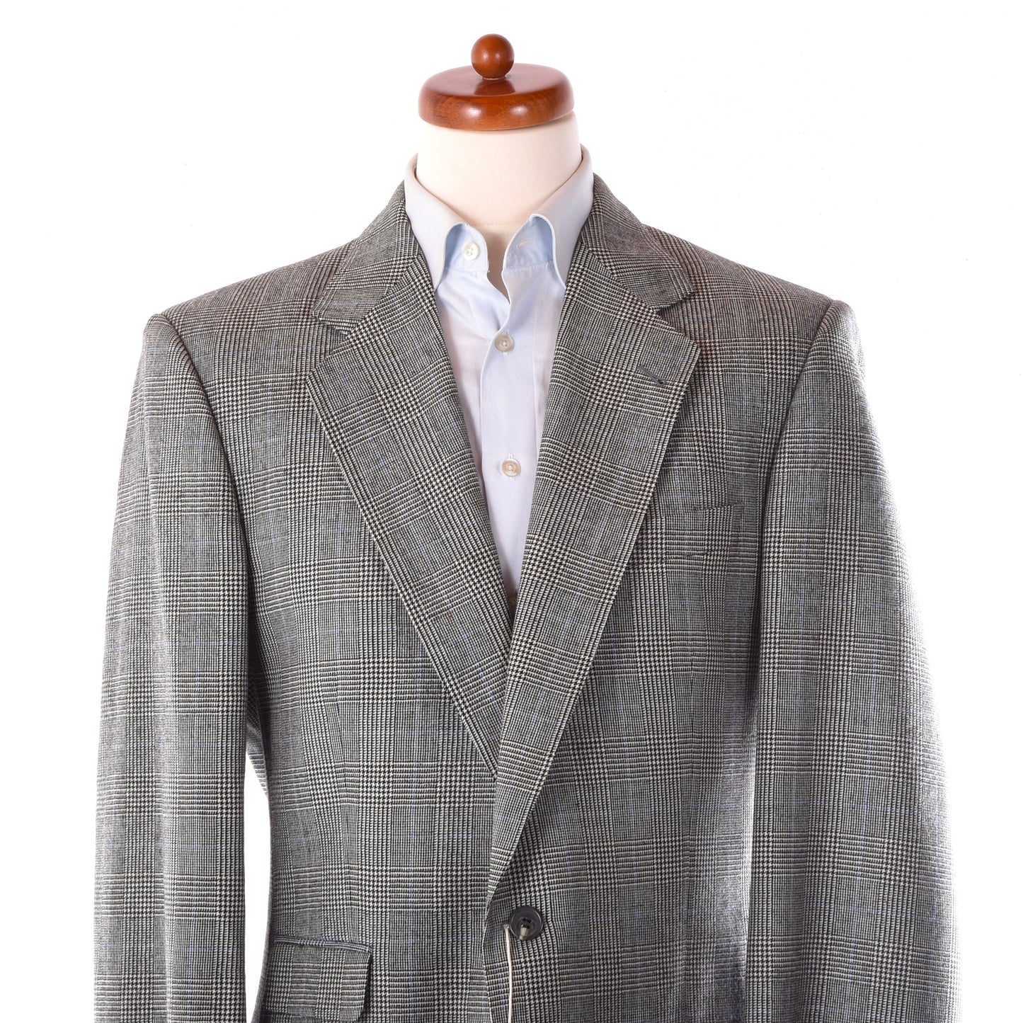 Vintage Burberrys Wollanzug Brust ca. 54cm - Glencheck