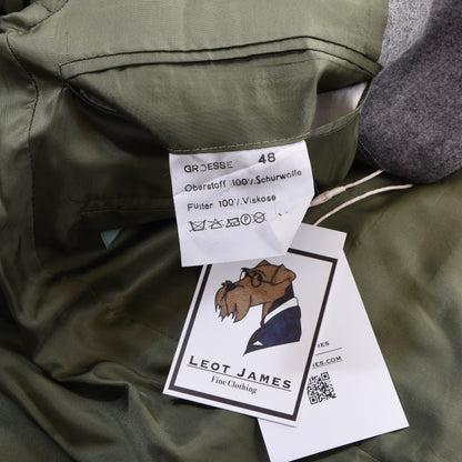 Pilatus 100% Wool Flannel Suit Chest ca. 53.5cm - Grey