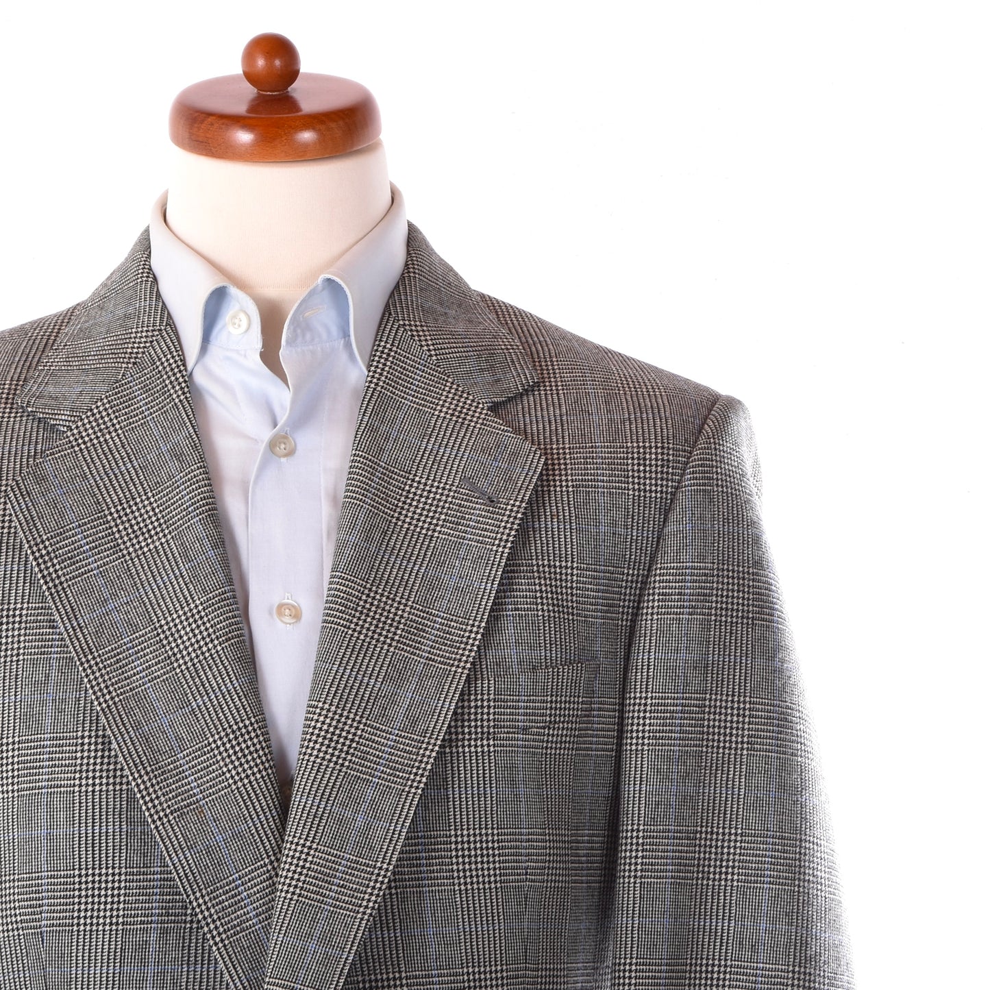 Vintage Burberrys Wollanzug Brust ca. 54cm - Glencheck