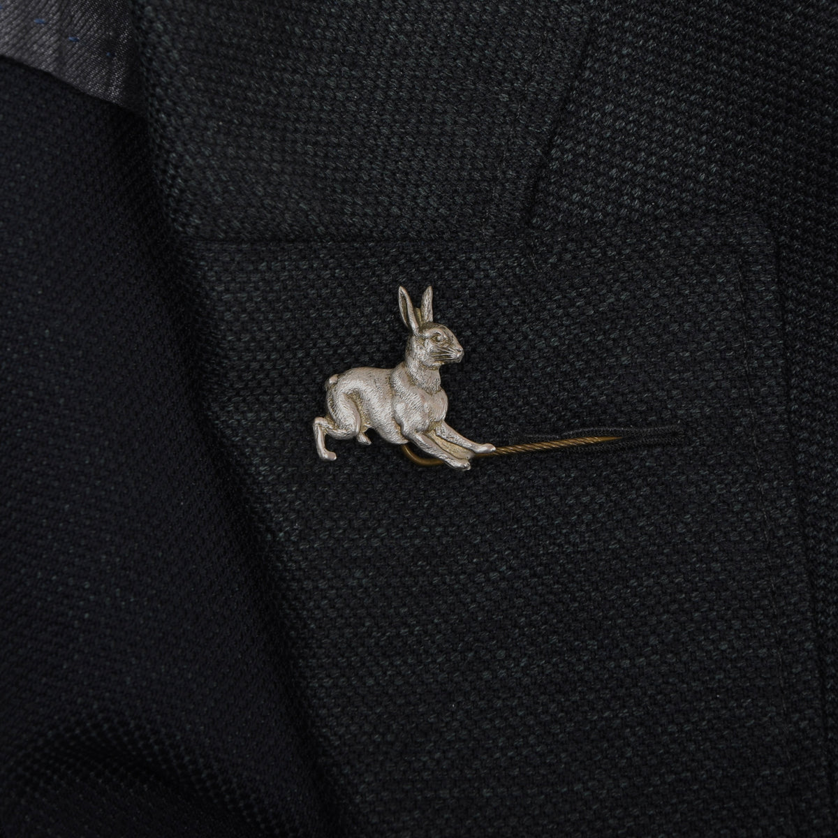 Vintage Hare Metal Stick Pin ca. 5.4cm