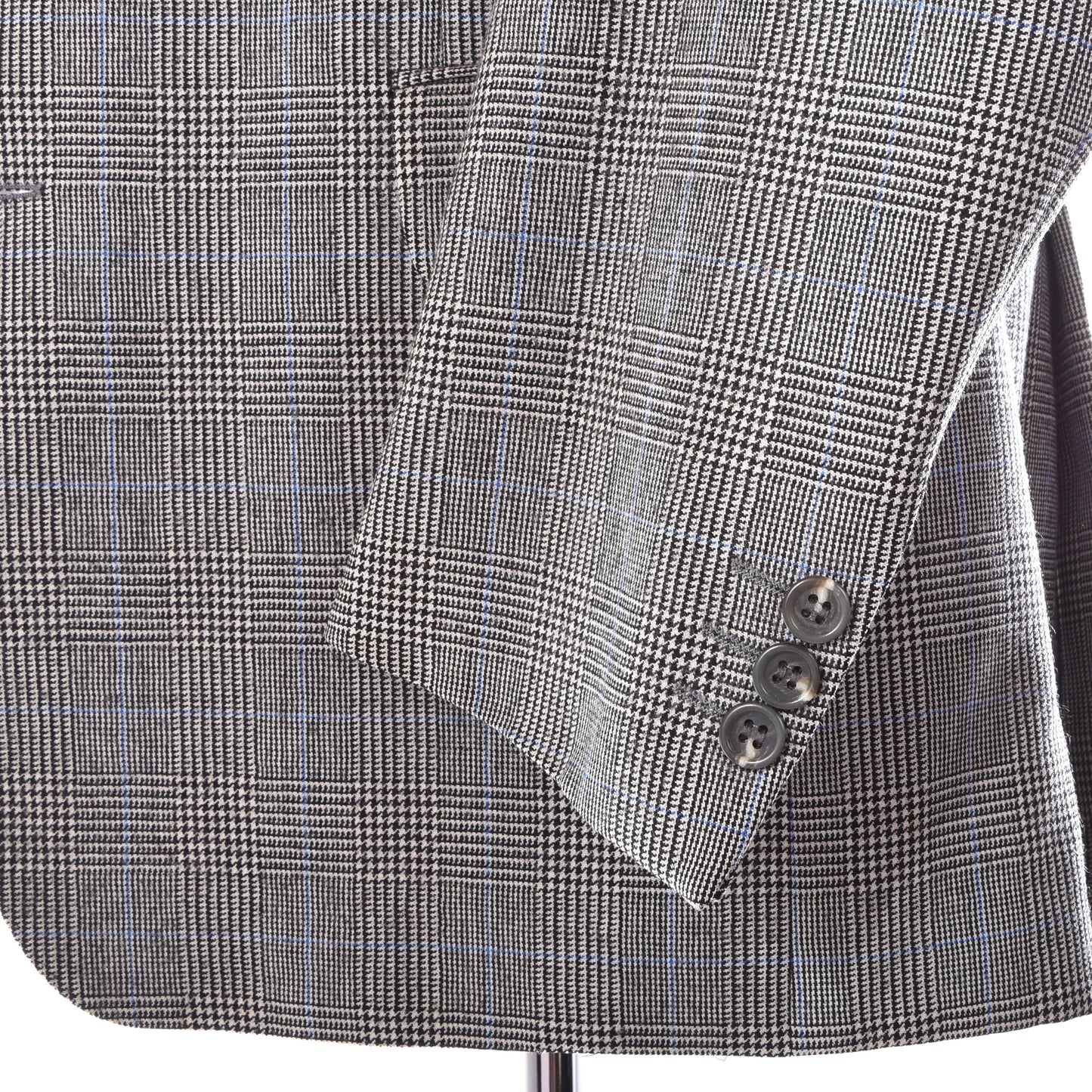 Vintage Burberrys Wollanzug Brust ca. 54cm - Glencheck