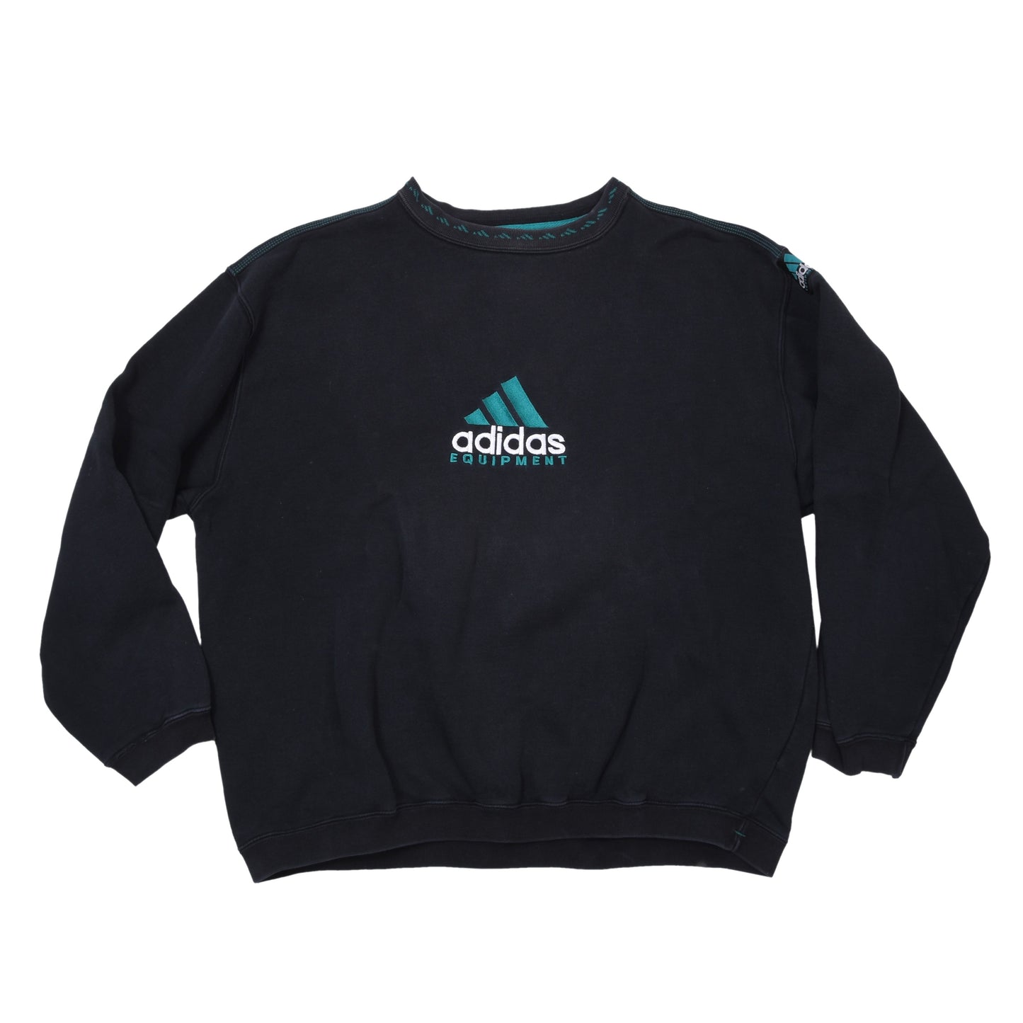 Vintage Adidas Equipment Sweatshirt Größe D8 ca. 63,5cm - Rückseite