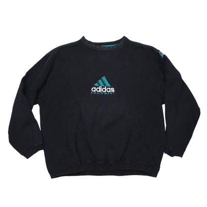 Vintage Adidas Equipment Sweatshirt Größe D8 ca. 63,5cm - Rückseite
