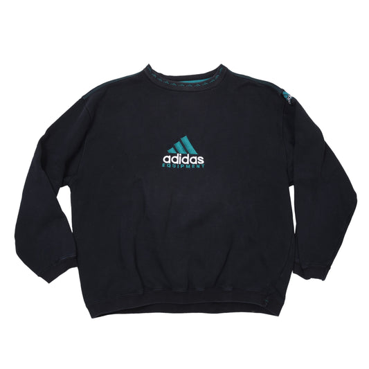 Vintage Adidas Equipment Sweatshirt Größe D8 ca. 63,5cm - Rückseite