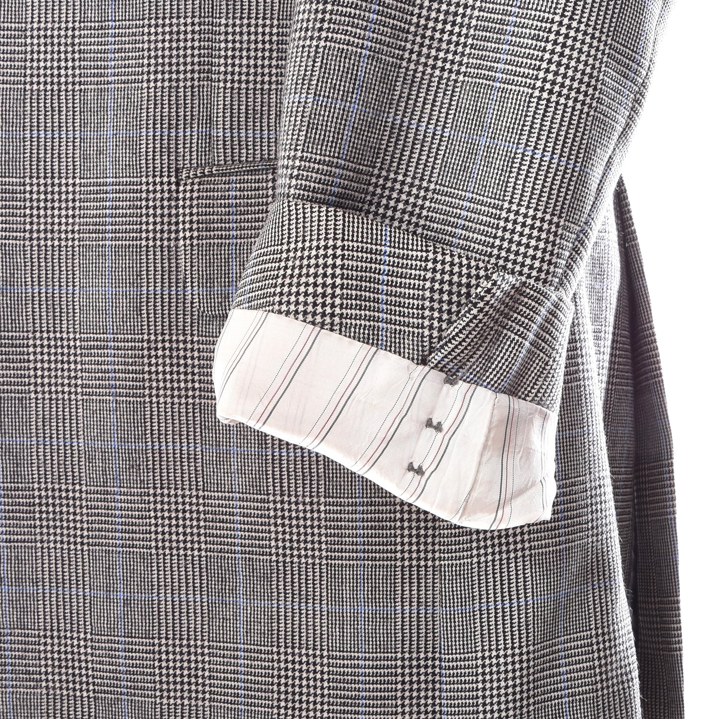 Vintage Burberrys Wollanzug Brust ca. 54cm - Glencheck