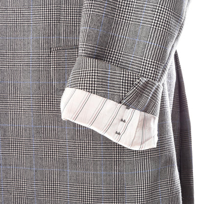 Vintage Burberrys Wollanzug Brust ca. 54cm - Glencheck