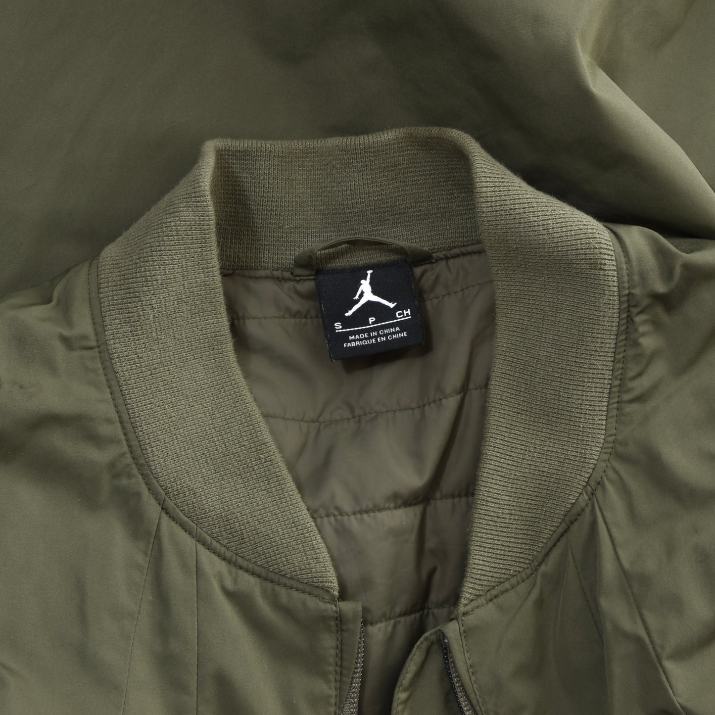 Air Jordan Long Jacket/Trench Size S - Green