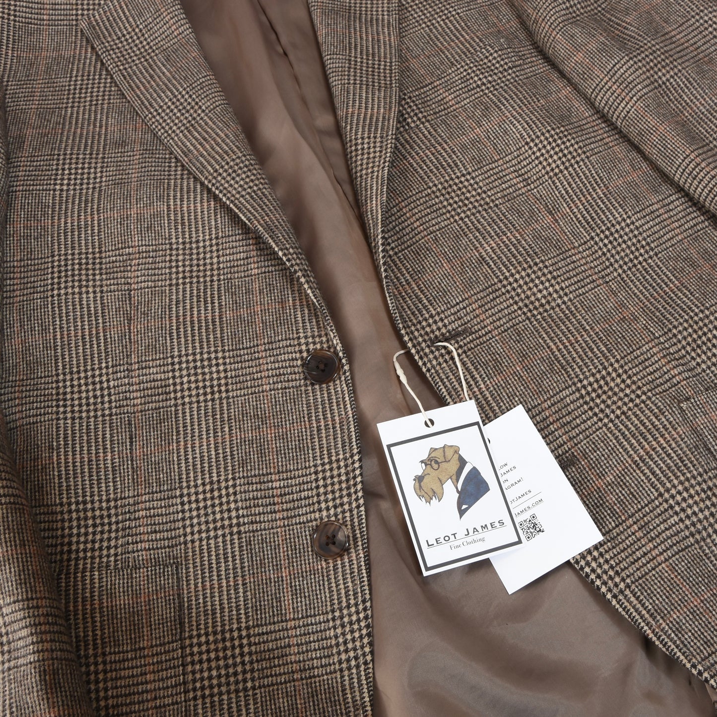 Maker's Shirt Kamakura Camel Hair Jacket ca. 50cm Chest - Prince of Wales