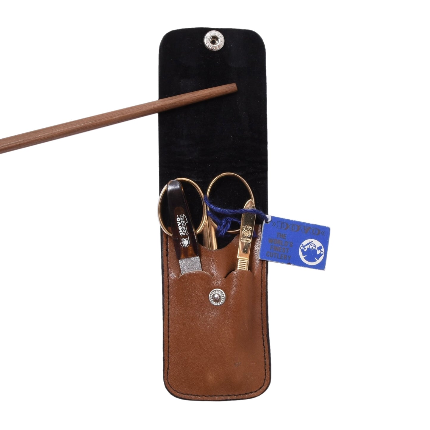 Dovo 3 Piece Manicure Set + Leather Case
