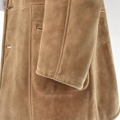 Vintage Shearling Coat Size 52 Chest ca. 64.5cm - Tan/Blonde