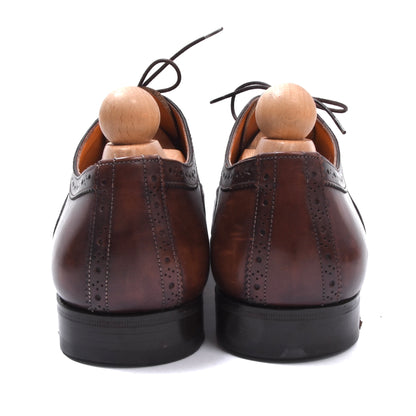 Santoni Lederschuhe, Größe 8 1/2 - Braun