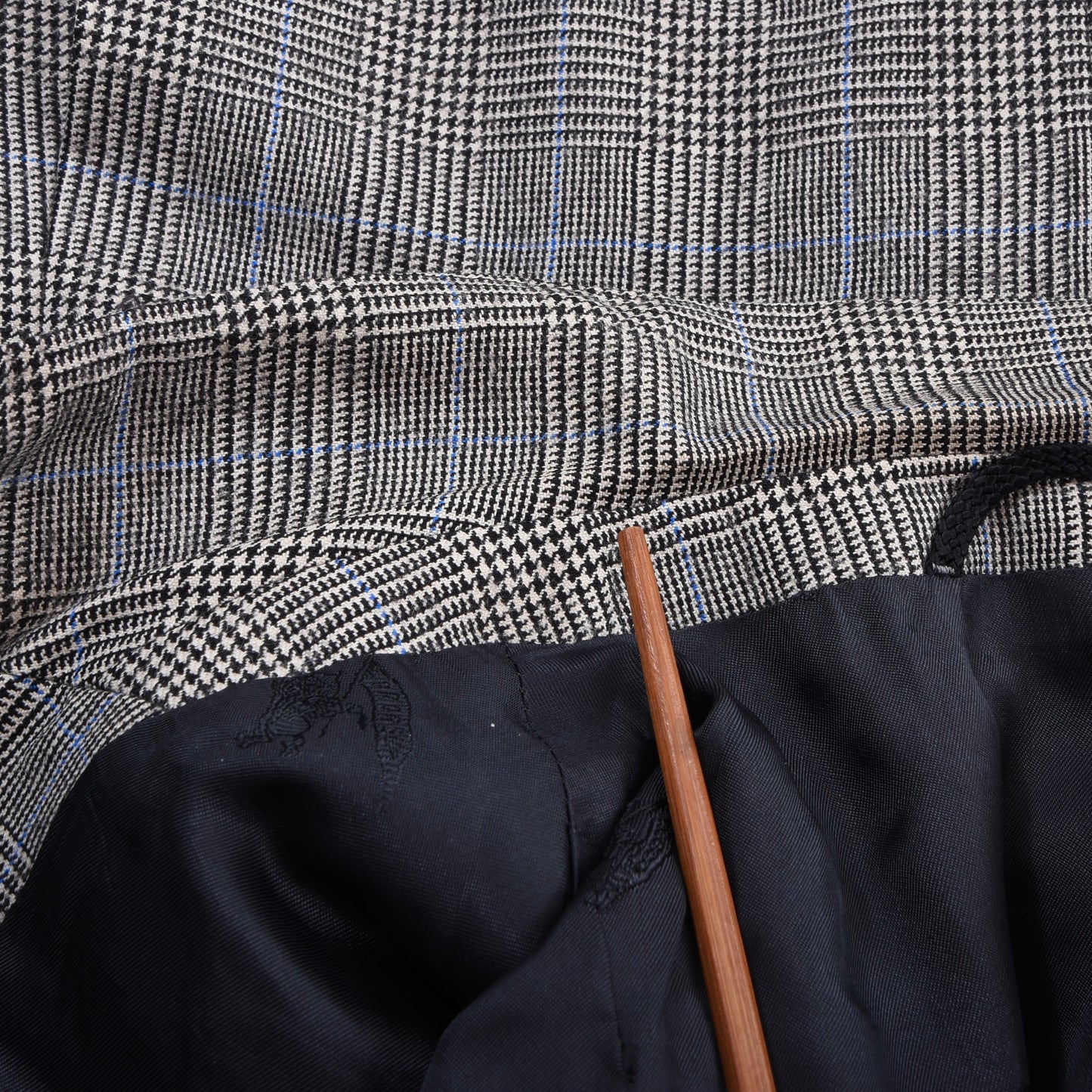 Vintage Burberrys Wollanzug Brust ca. 54cm - Glencheck