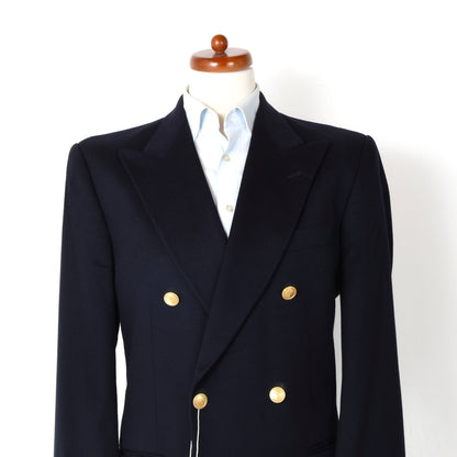 Joop! 70/30 Wool-Cashmere Double-Breasted Blazer/Jacket Size 98 ca. 57cm - Navy Blue