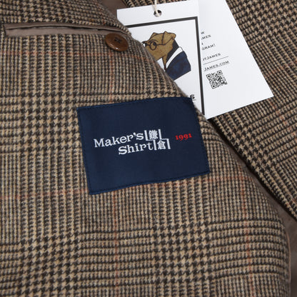 Maker's Shirt Kamakura Camel Hair Jacket ca. 50cm Chest - Prince of Wales