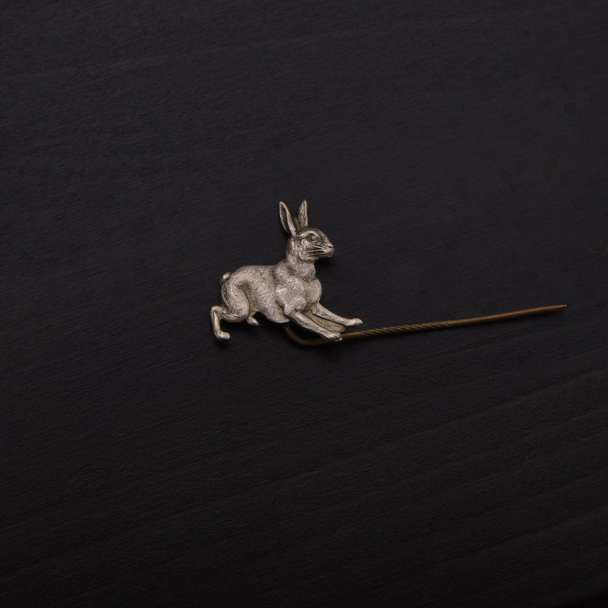 Vintage Hare Metal Stick Pin ca. 5.4cm