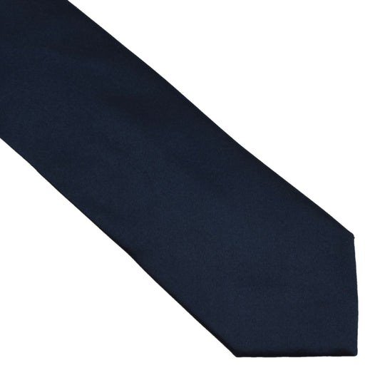 Charvet Silk Tie - Navy Blue