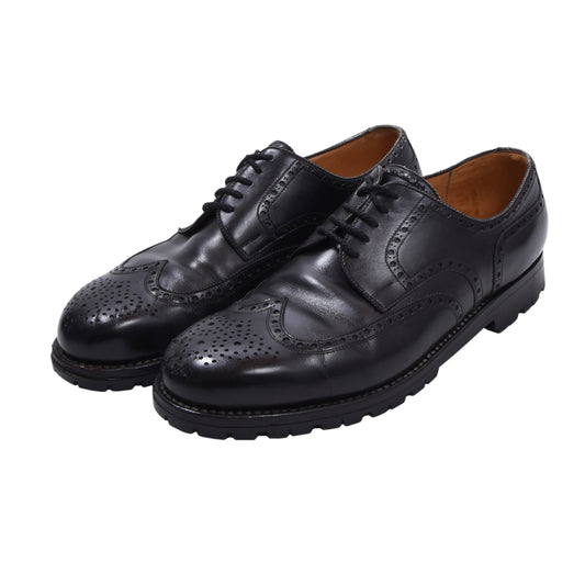 Vass Budapester Brogue Schuhe Größe 44 - Schwarz