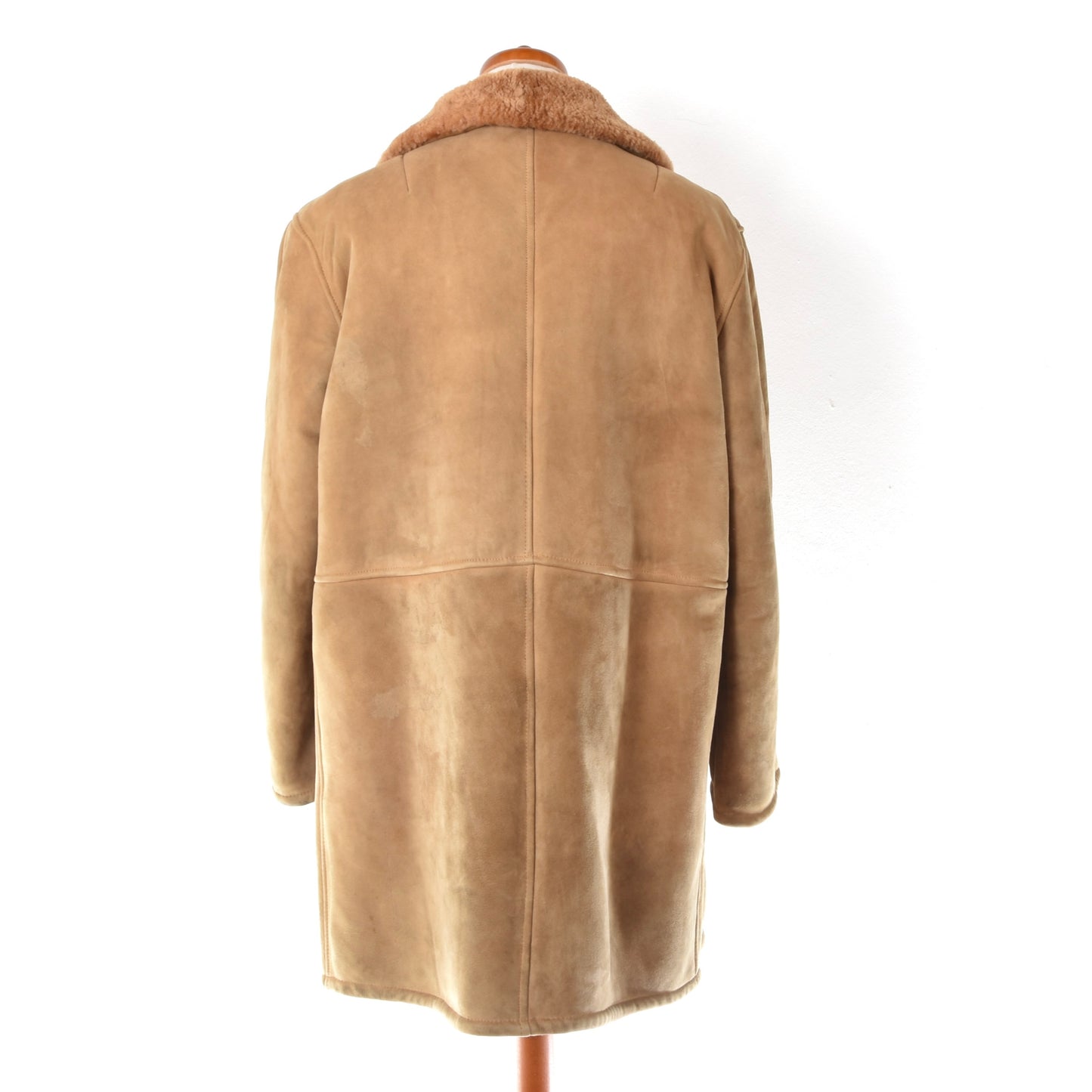 Vintage Shearling Coat Size 52 Chest ca. 64.5cm - Tan/Blonde