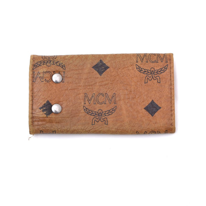 Vintage MCM Leder Schlüsseletui - Hellbraun