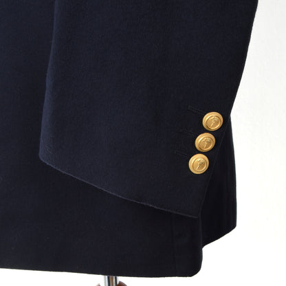 Joop! 70/30 Wool-Cashmere Double-Breasted Blazer/Jacket Size 98 ca. 57cm - Navy Blue