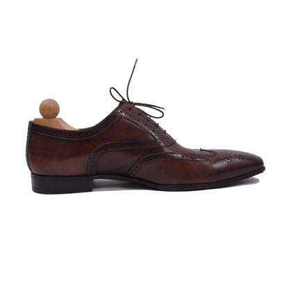 Santoni Lederschuhe, Größe 8 1/2 - Braun