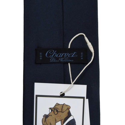 Charvet Silk Tie - Navy Blue