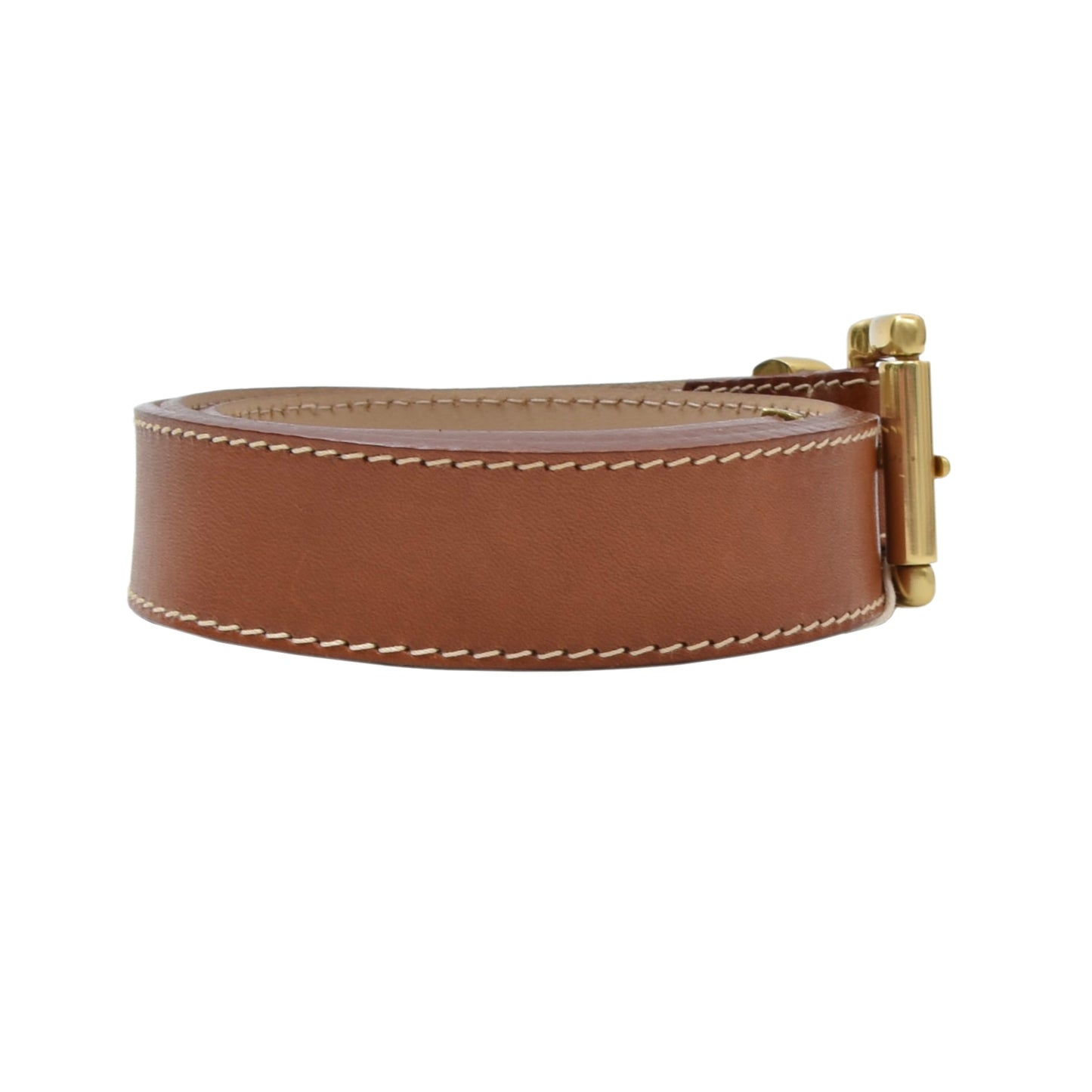 Etienne Aigner Leather Belt Size 95/34 ca. 98.5cm - Tan