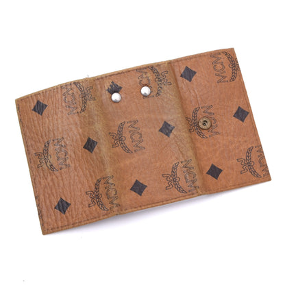 Vintage MCM Leder Schlüsseletui - Hellbraun