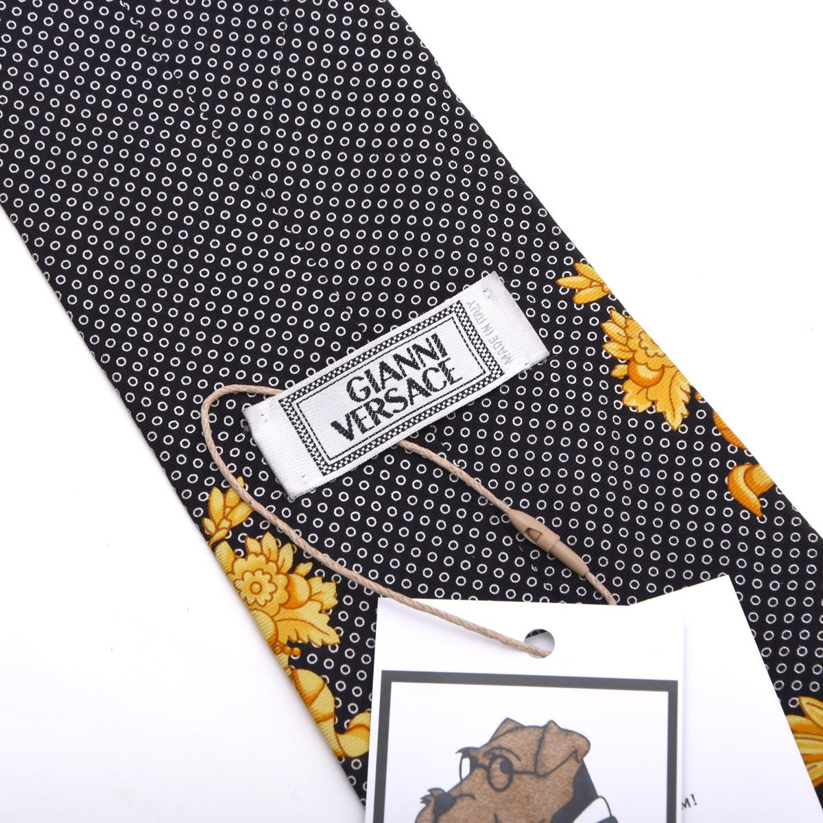 Vintage Gianni Versace Barocco Silk Tie Made in Italy