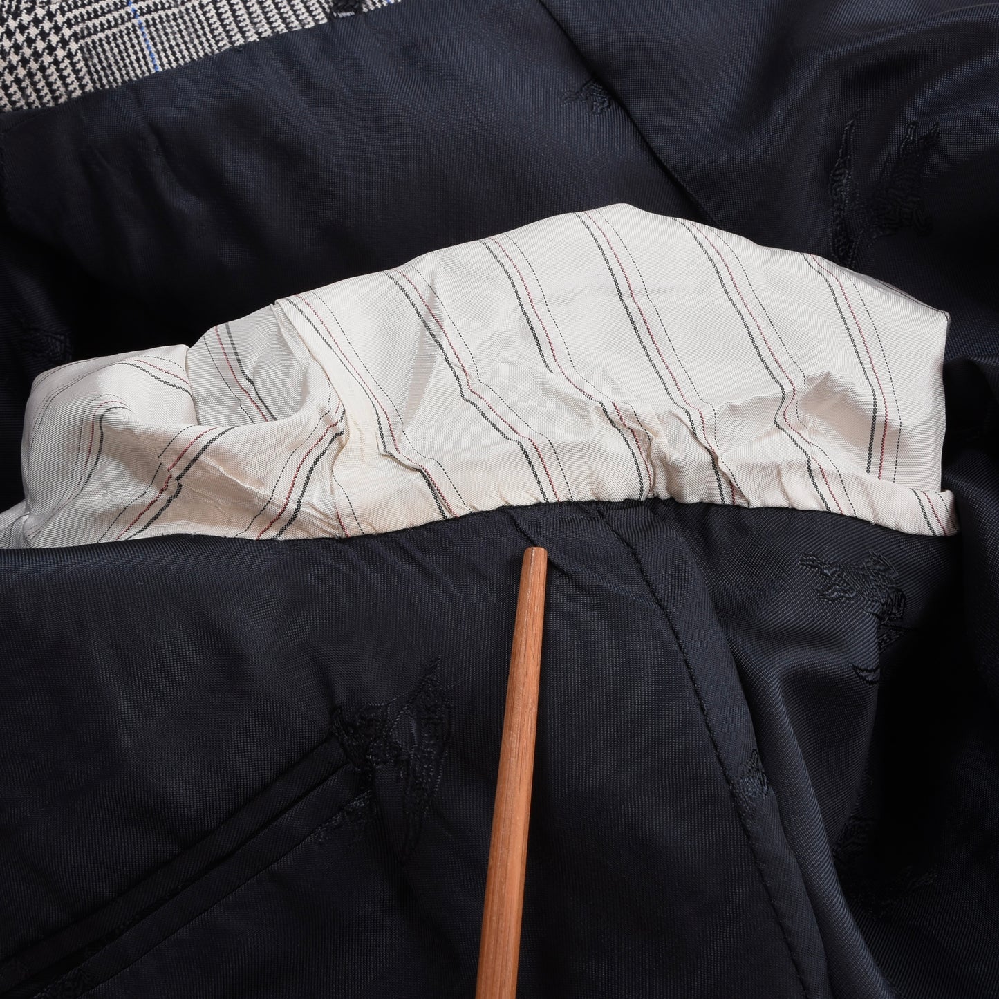 Vintage Burberrys Wollanzug Brust ca. 54cm - Glencheck