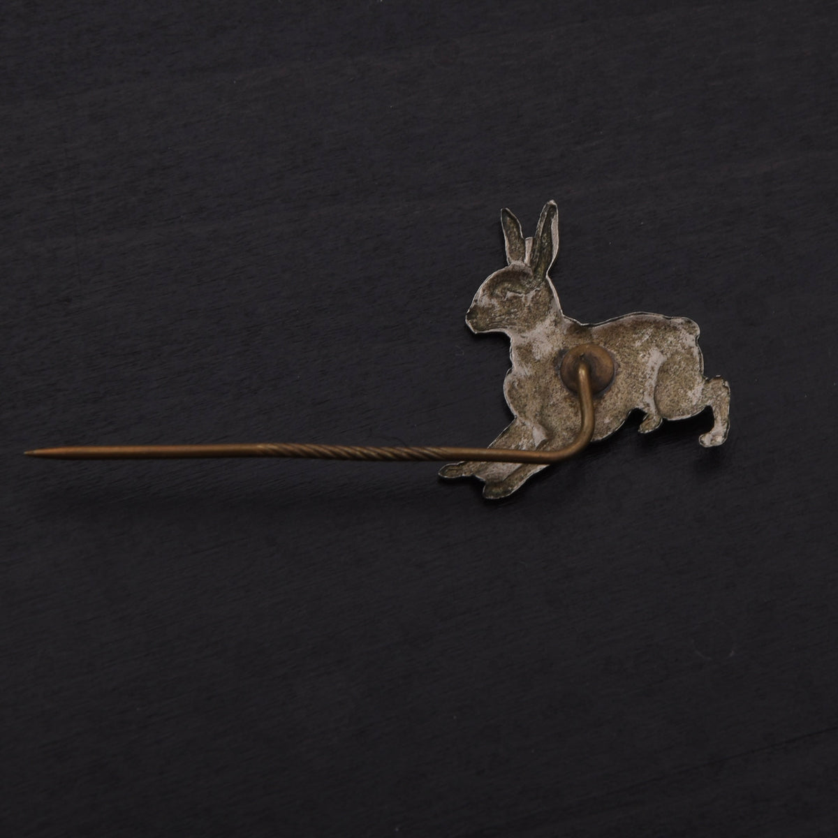 Vintage Hare Metal Stick Pin ca. 5.4cm