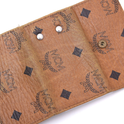 Vintage MCM Leder Schlüsseletui - Hellbraun