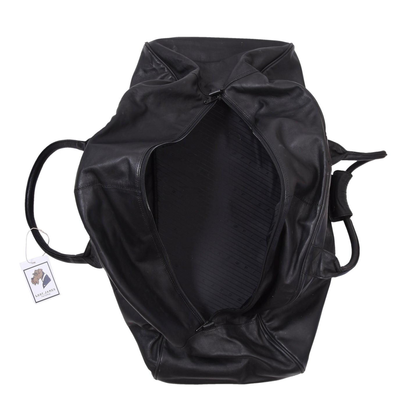 Picard Vintage Leather Weekender/Bag ca. 69cm - Black