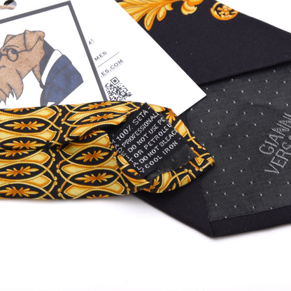 Vintage Gianni Versace Barocco Silk Tie Made in Italy