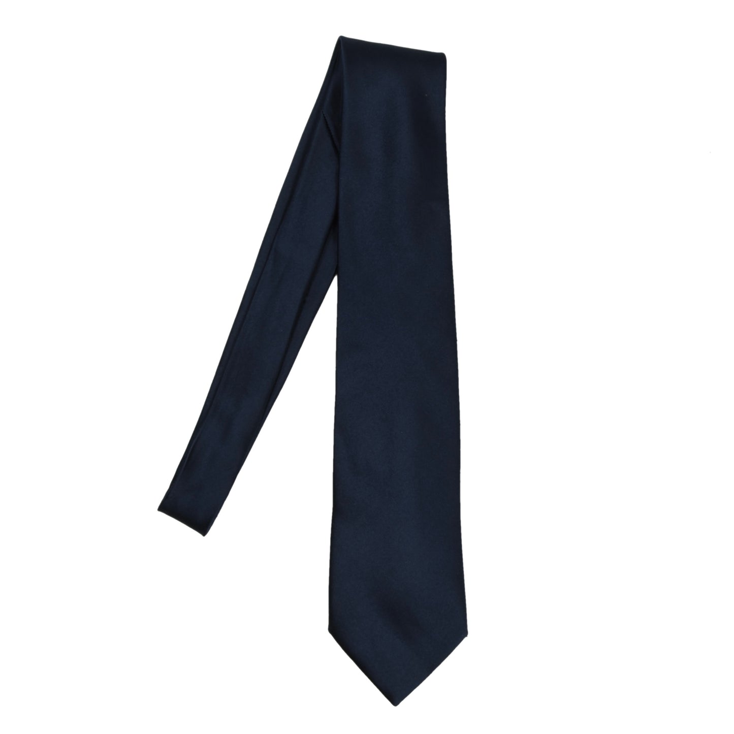 Charvet Silk Tie - Navy Blue