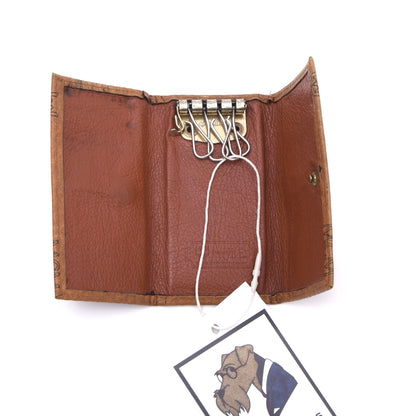 Vintage MCM Leder Schlüsseletui - Hellbraun