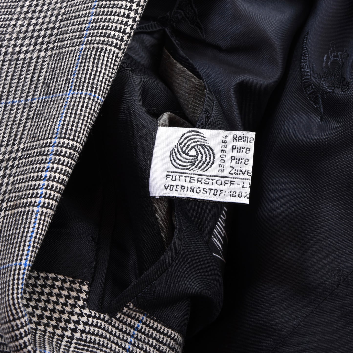 Vintage Burberrys Wollanzug Brust ca. 54cm - Glencheck