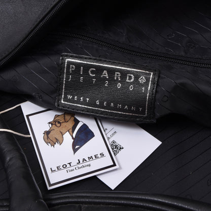 Picard Vintage Leather Weekender/Bag ca. 69cm - Black