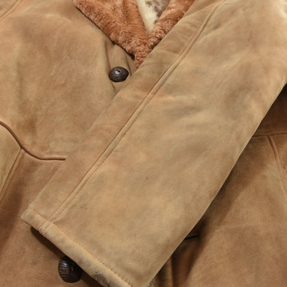 Vintage Shearling Coat Size 52 Chest ca. 64.5cm - Tan/Blonde