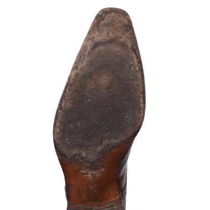 Santoni Lederschuhe, Größe 8 1/2 - Braun