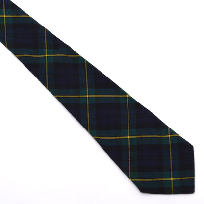 Vintage 100% Wolle Krawatte Breite: 11 cm – Gordon Tartan