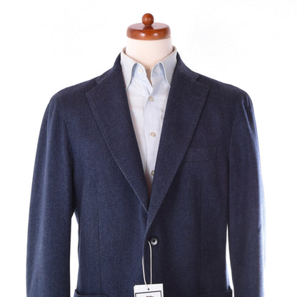 Azzura Wool-Blend Jacket Size 56 Chest ca. 57cm - Blue