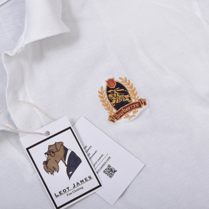 Vintage Burberrys &amp; Sunspel Poloshirts Größe XL ca. 56,5-60cm - Weiß/Navy