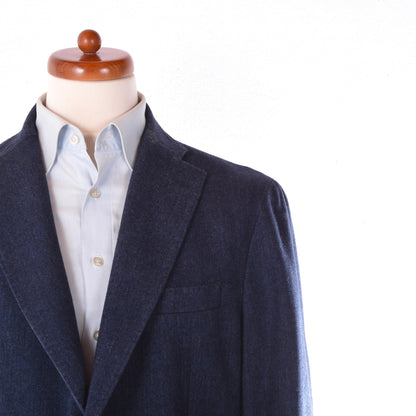 Azzura Wool-Blend Jacket Size 56 Chest ca. 57cm - Blue