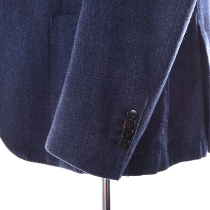 Azzura Wool-Blend Jacket Size 56 Chest ca. 57cm - Blue