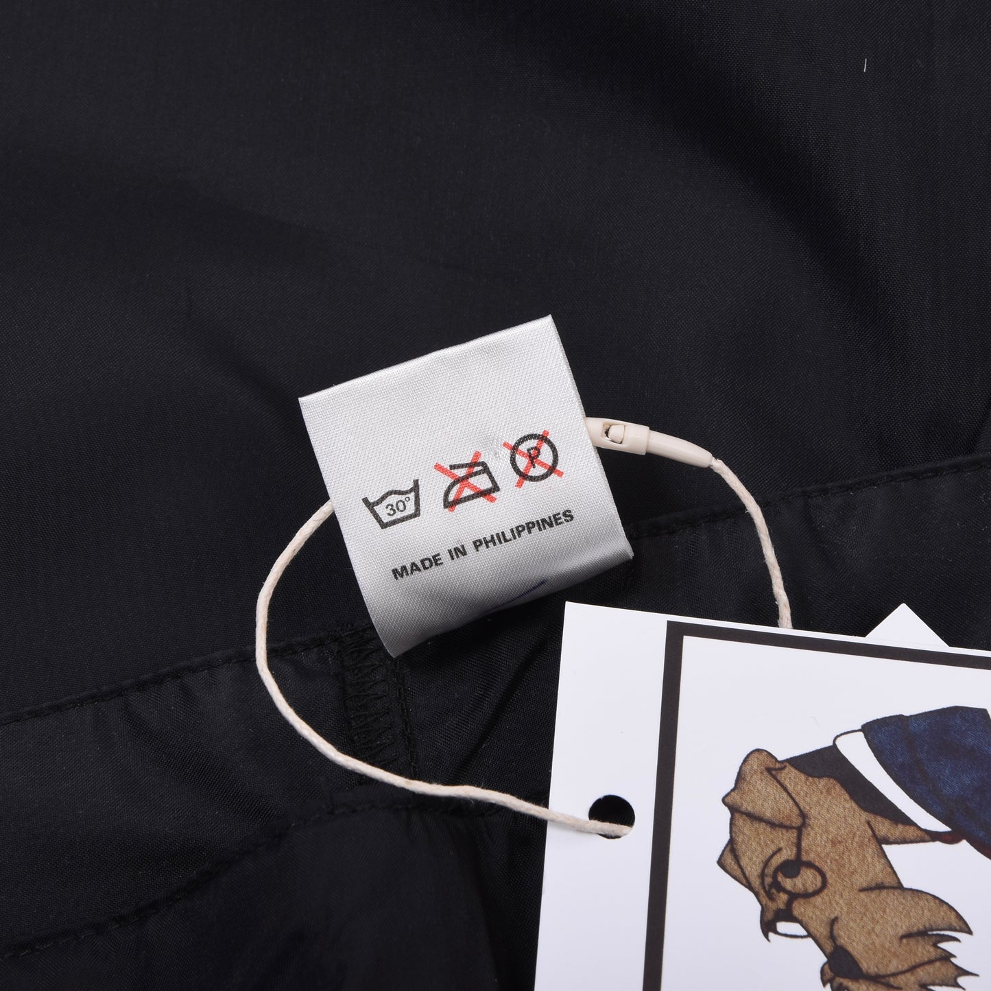 Vintage 80er Adidas Nylon Regenhose Größe D50 ca. 46cm - Schwarz